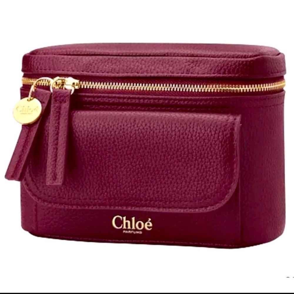 New! Chloe burgundy pouch bag